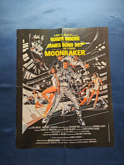 Poster James Bond 007 Rien que pour vos yeux Moonraker Roger Moore United Artist3