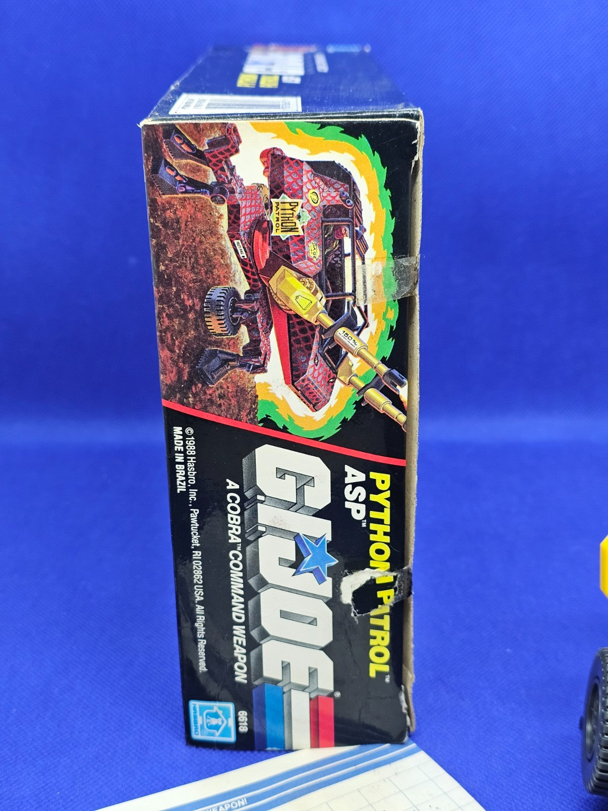 GI Joe Cobra ASP Python Patrol Hasbro 1989 véhicule militaire vintage complet7