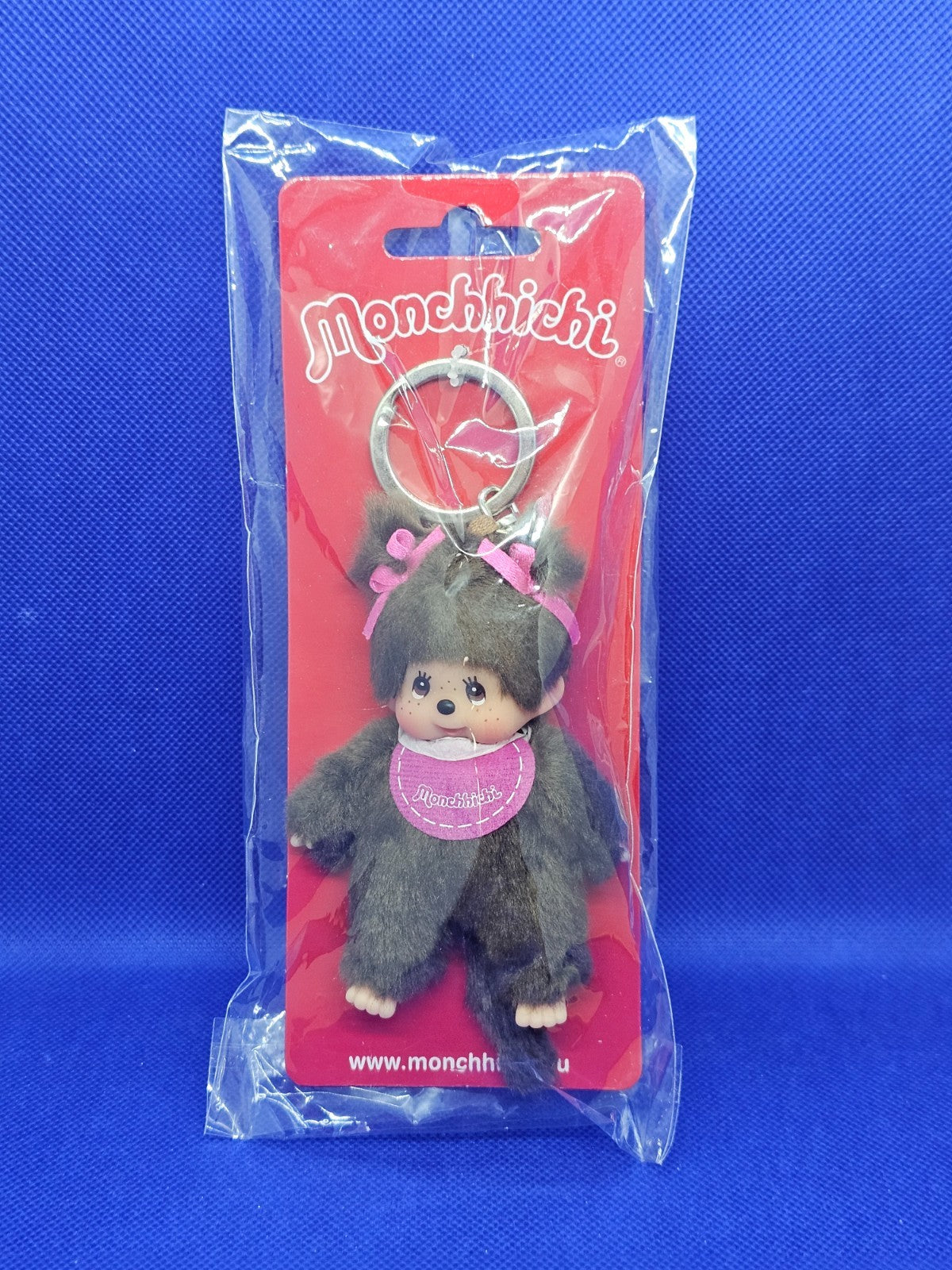 Porte Clés Monchhichi Fille Couettes Roses Sekiguchi 2018 Peluche 9 cm0