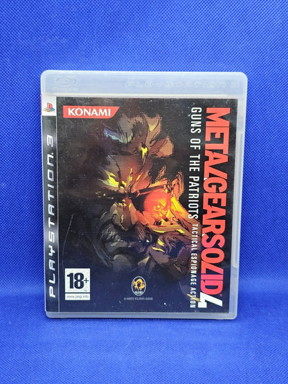 Metal Gear Solid 4 Guns of the Patriots PS3 PAL FR Konami 2008 complet0