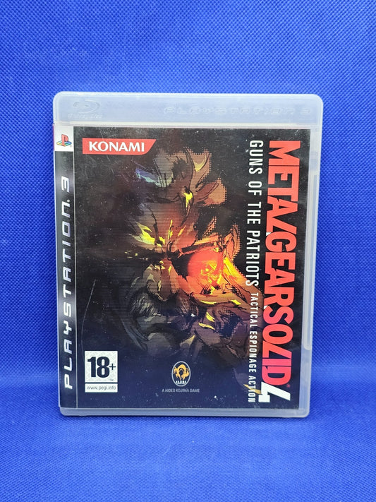 Metal Gear Solid 4 Guns of the Patriots PS3 PAL FR Konami 2008 complet0
