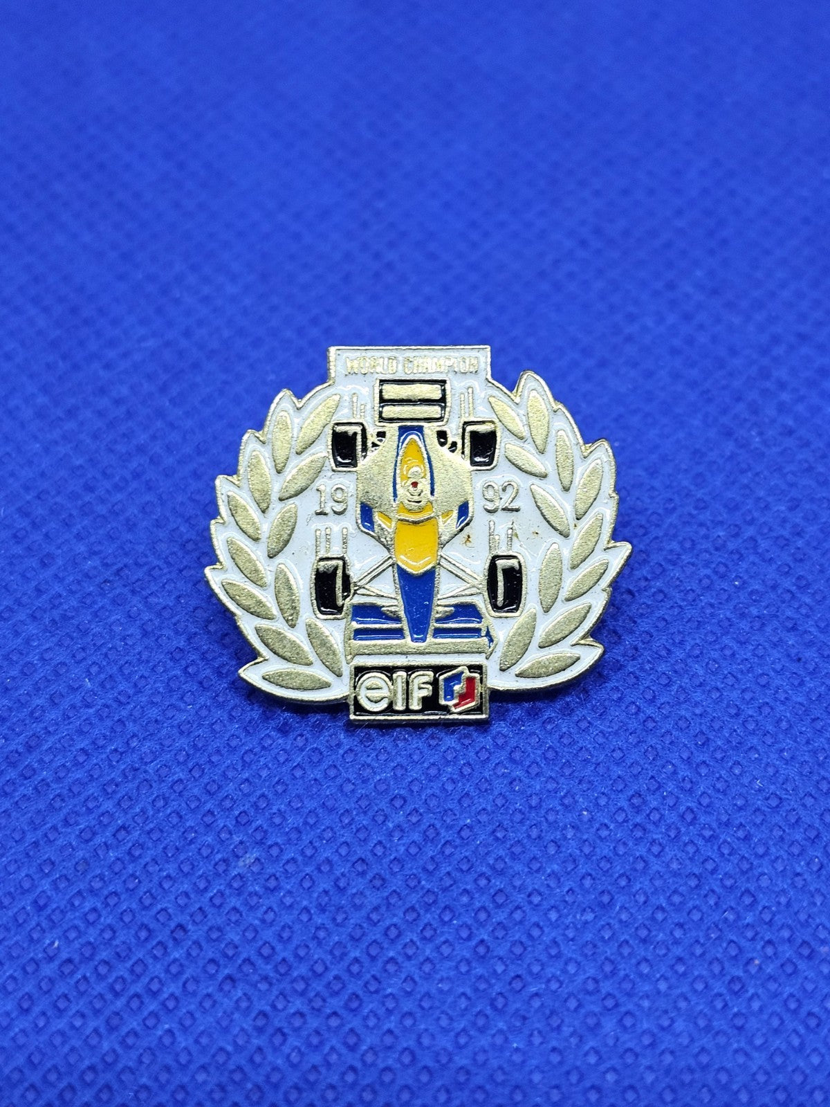 Pin's F1 ELF World Champion 1992 Williams Renault Nigel Mansell Formule 10
