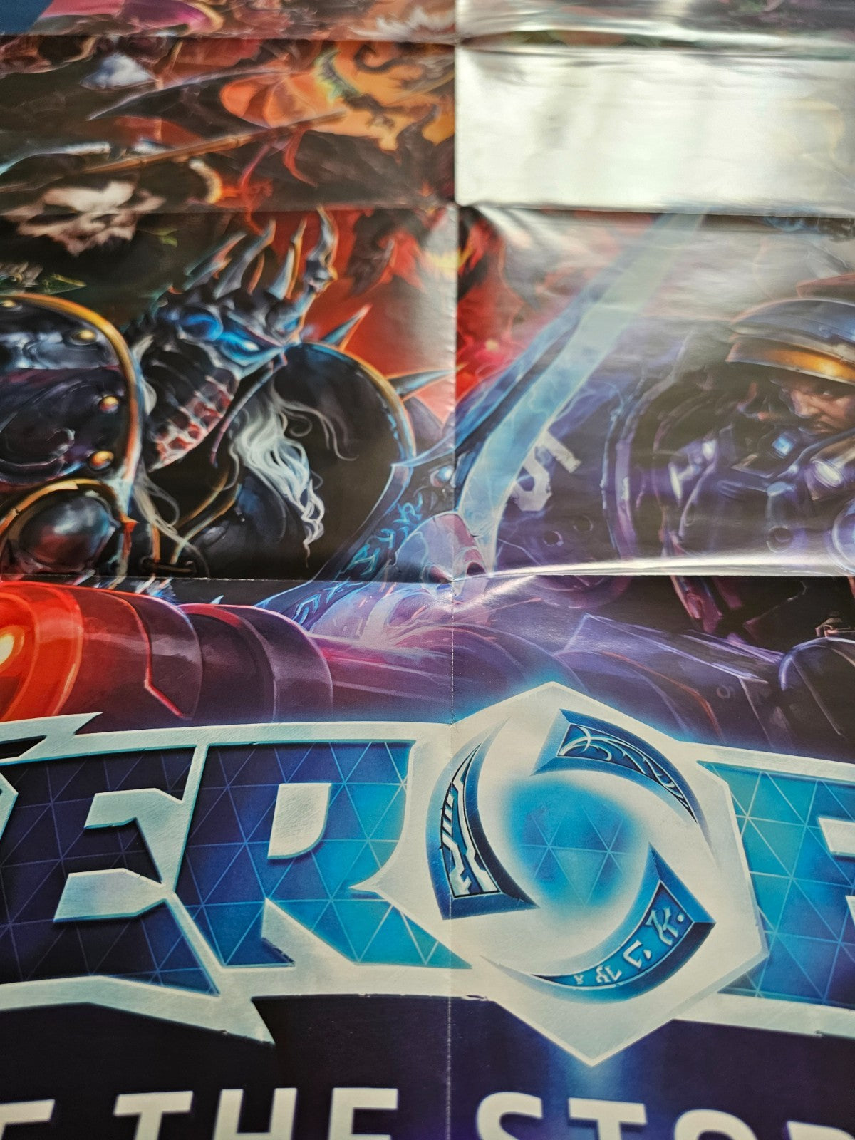 Poster Recto Verso The Division Heroes of the Storm Ubisoft Blizzard 2015 60x902