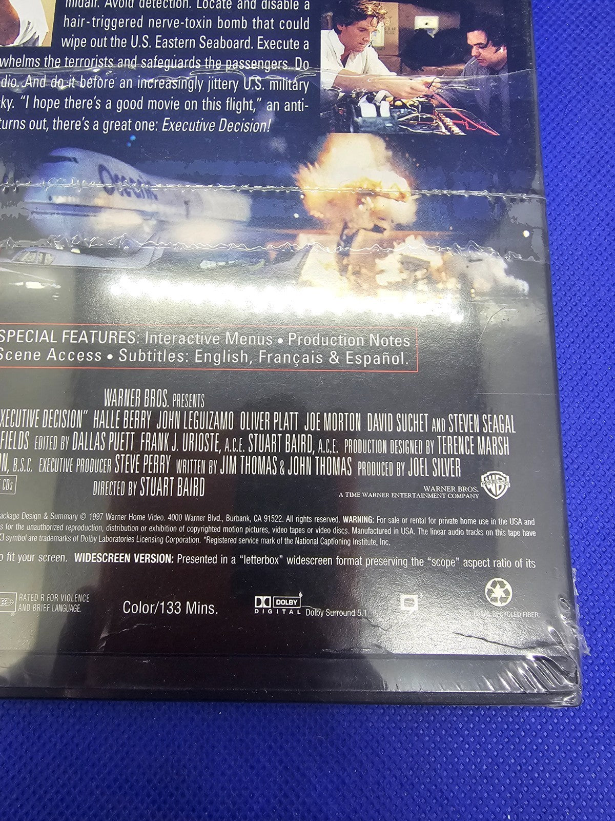 Executive Decision DVD Zone 1 US Kurt Russell Steven Seagal 1997 Widescreen4
