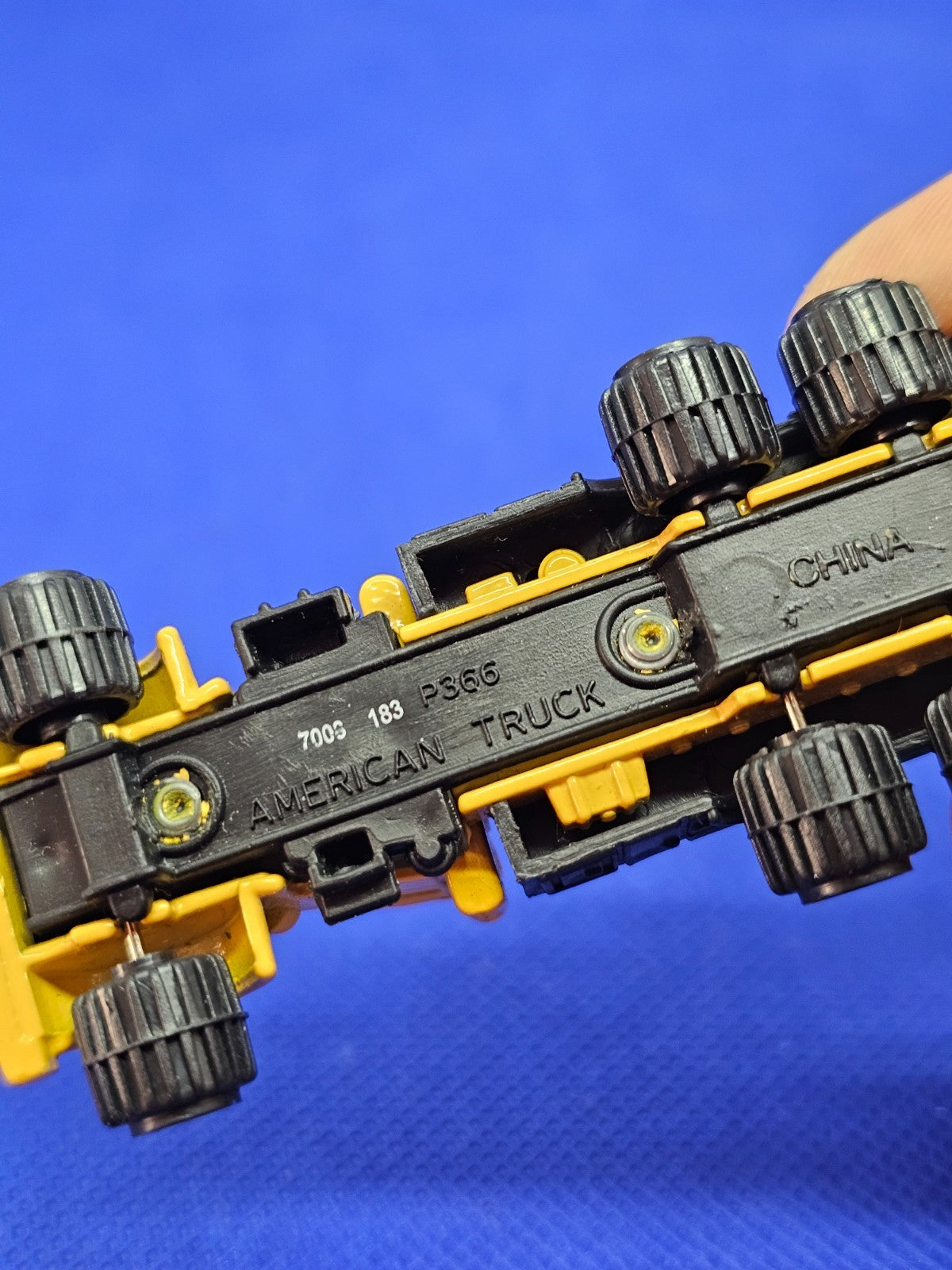 American Truck Wrecker P366 ZEE Toys Dépanneuse Jaune Vintage Chine4