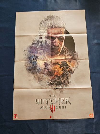 Poster Recto Verso The Witcher 3 Wild Hunt Star Wars Battlefront CD Projekt EA 60
