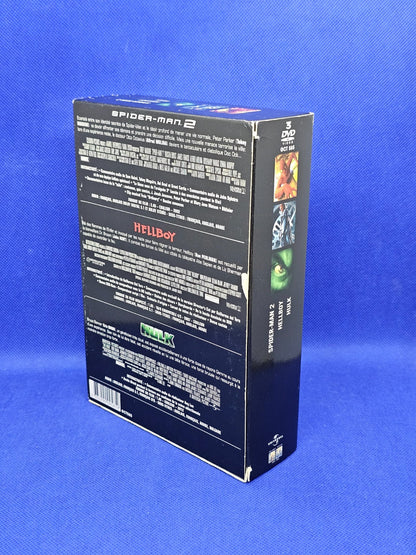 Coffret Spider-Man 2 Hellboy Hulk 3 DVD Marvel Universal 2007 VF1