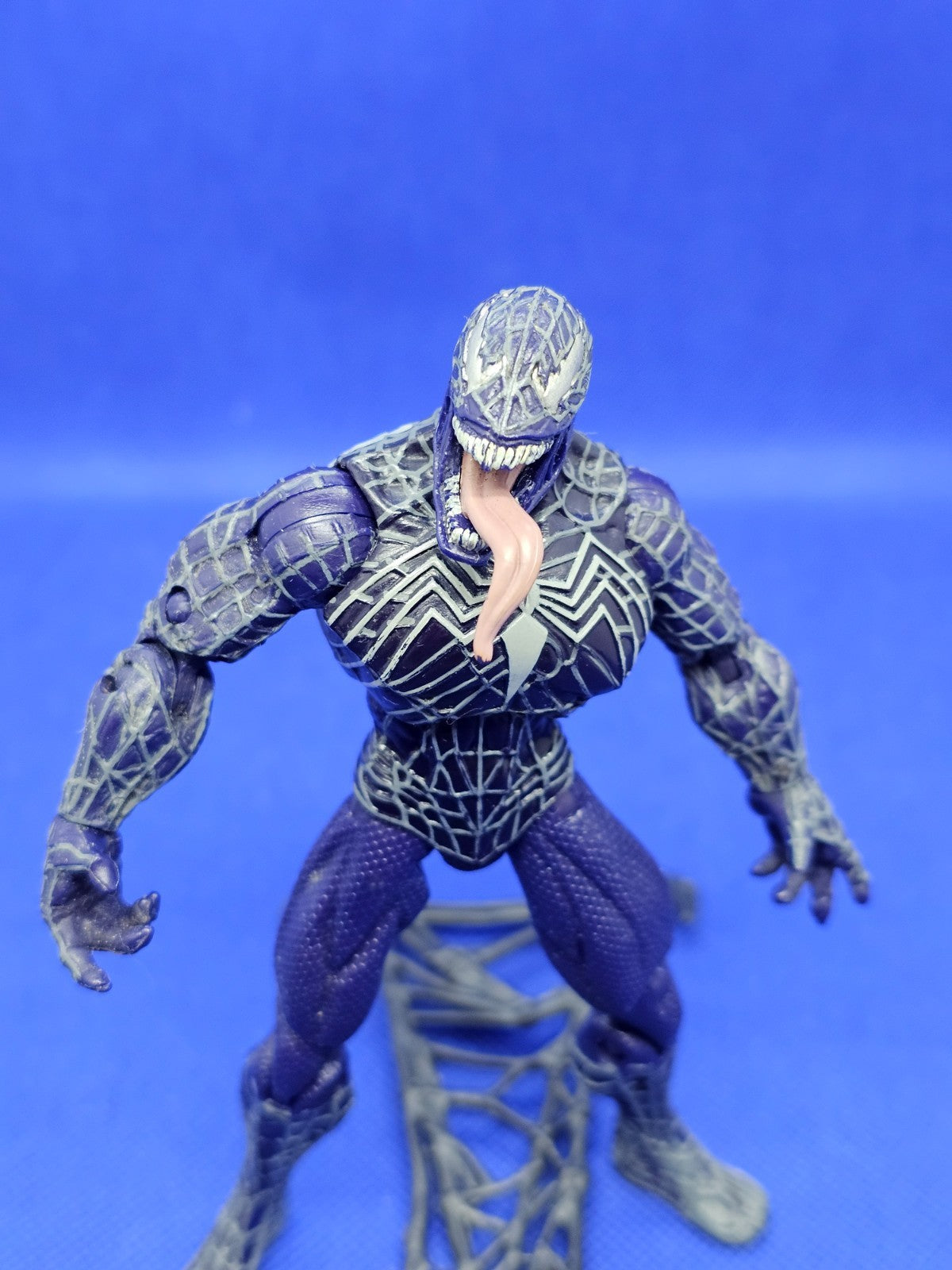 Venom Purple Spider-Man 3, Figurine Marvel Hasbro, 2007, 13 cm3
