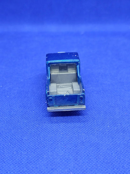 Jeep Scrambler Hot Wheels Jeep 13 Mattel Malaysia 1982 Bleu 7 cm3