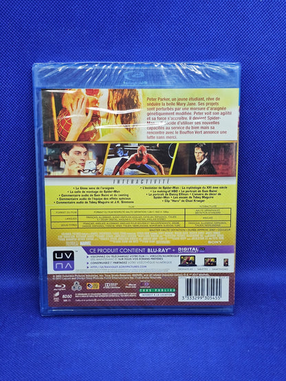 Spider Man Blu ray Marvel Sony Pictures Sous Blister Neuf Tobey Maguire 20021