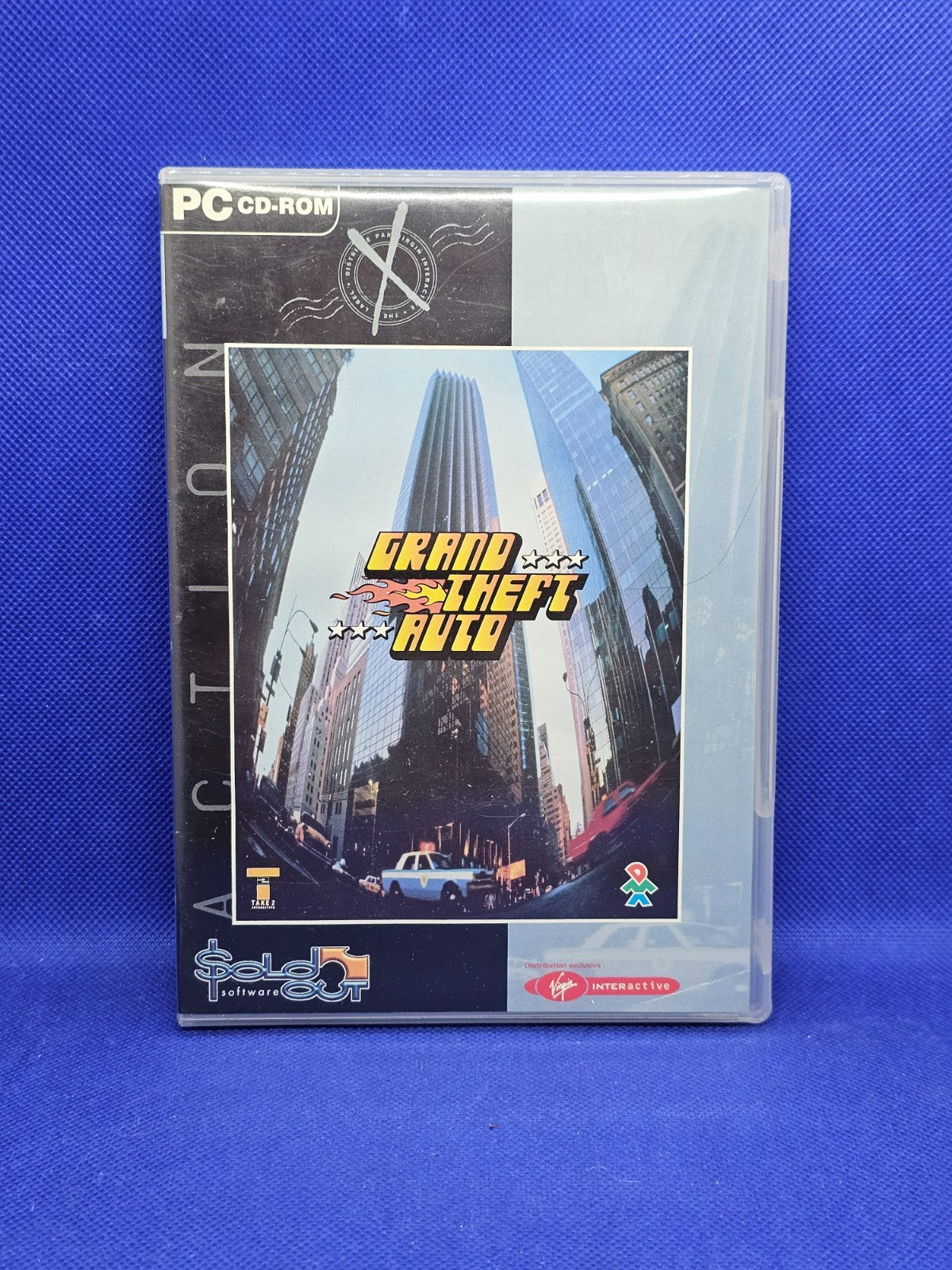 Grand Theft Auto GTA 1 PC CD-ROM Sold Out Software Virgin Interactive Retro Gami0