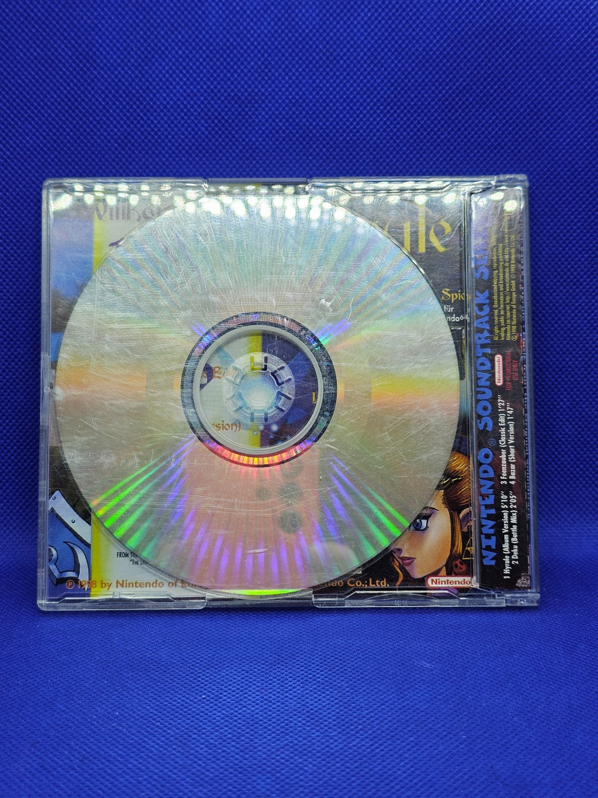 CD Soundtrack Zelda Hyrule Nintendo 1998 Ocarina Of Time2