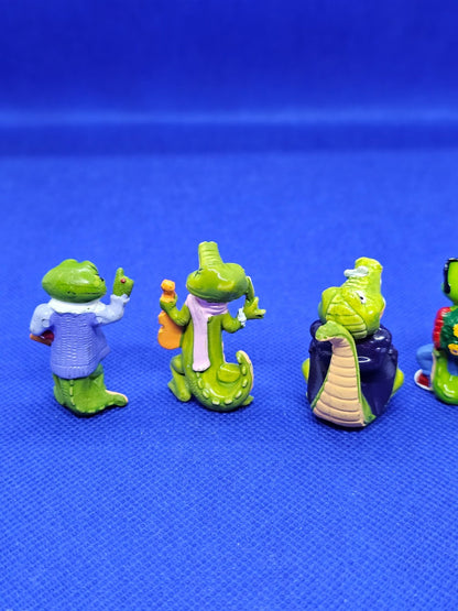Lot 5 Figurines Crazy Coco  Crocodiles Kinder Surprise – 1992 – Vintage Kinder4