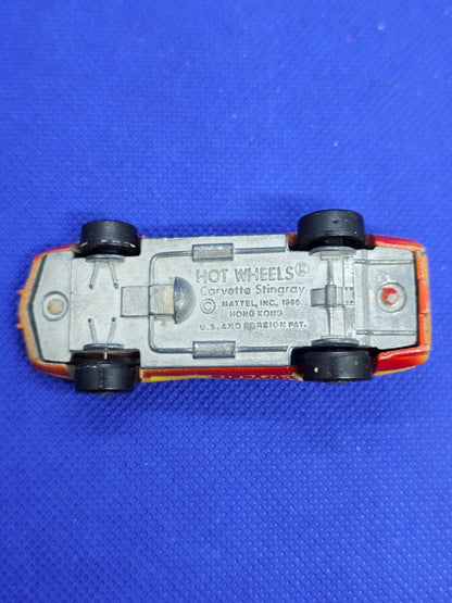 Hot Wheels Corvette Stingray C3 Mattel Hong Kong 1980 Rouge 7 cm4