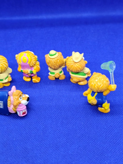 Lot 8 Figurines Leoventuras, Kinder Surprise, Ferrero, 19965