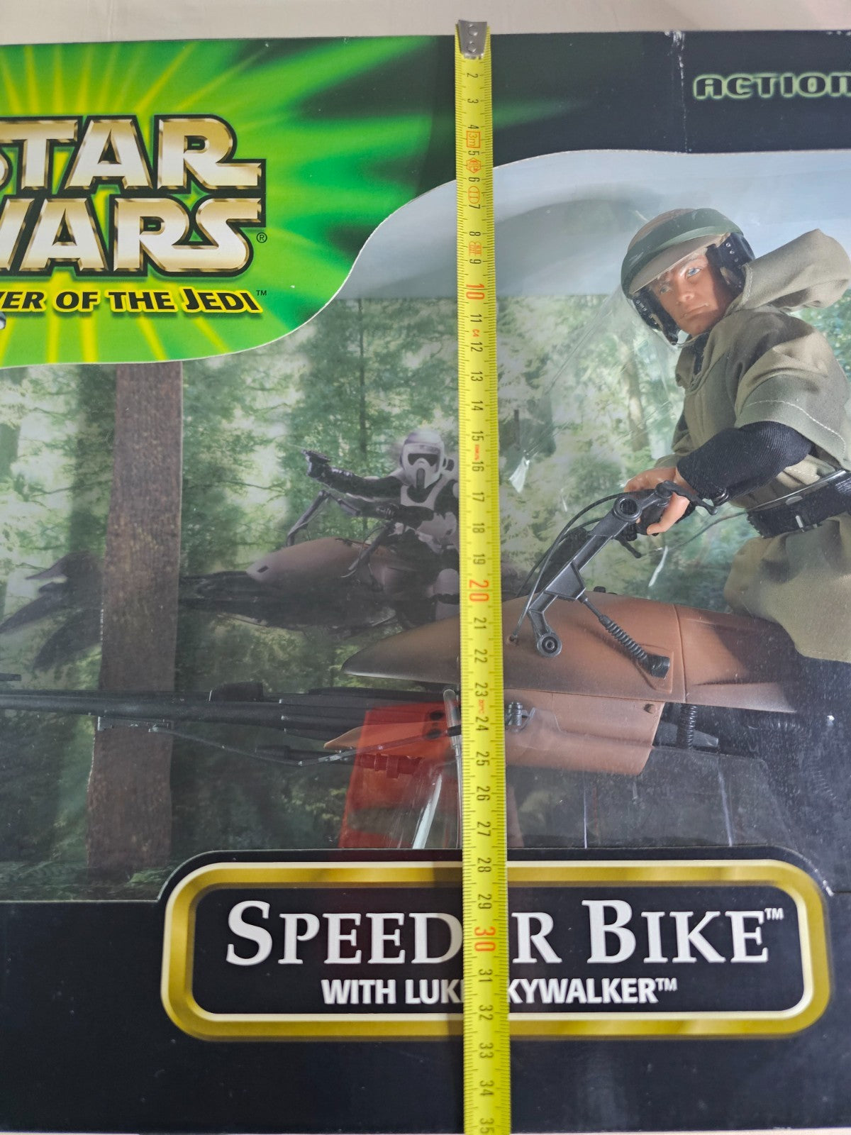 Star Wars Speeder Bike avec Luke Skywalker, Power of the Jedi, Hasbro Tomy, 200117