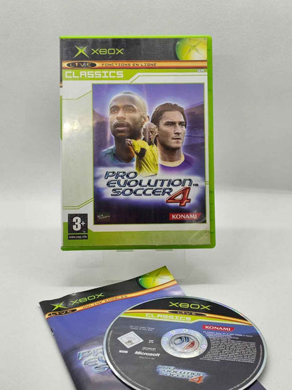 Pro Evolution Soccer 4, Xbox Classics, Konami, 2004, Version PAL Complet