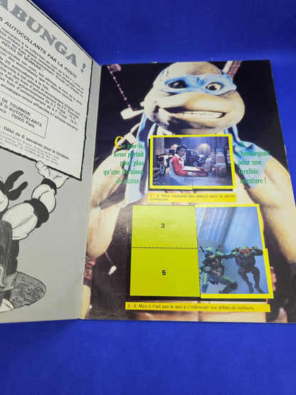 Album Stickers Les Tortues Ninja II Les Héros sont de Retour Tournon 19913