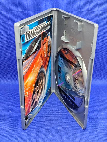 Need for Speed Underground PS2 Platinum PAL FR EA Games 2003 complet2