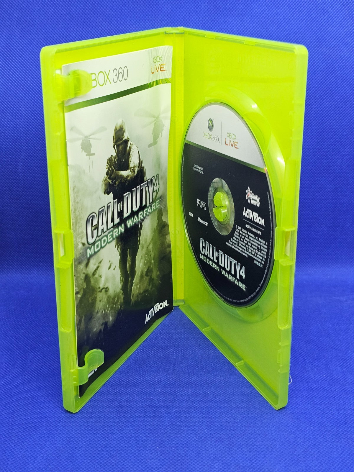 Call of Duty 4 Modern Warfare Xbox 360 PAL Français Activision 2007 complet2