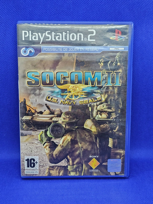 SOCOM II U.S. Navy SEALs, FPS Militaire, PlayStation 2 PS2, Sony, 20030
