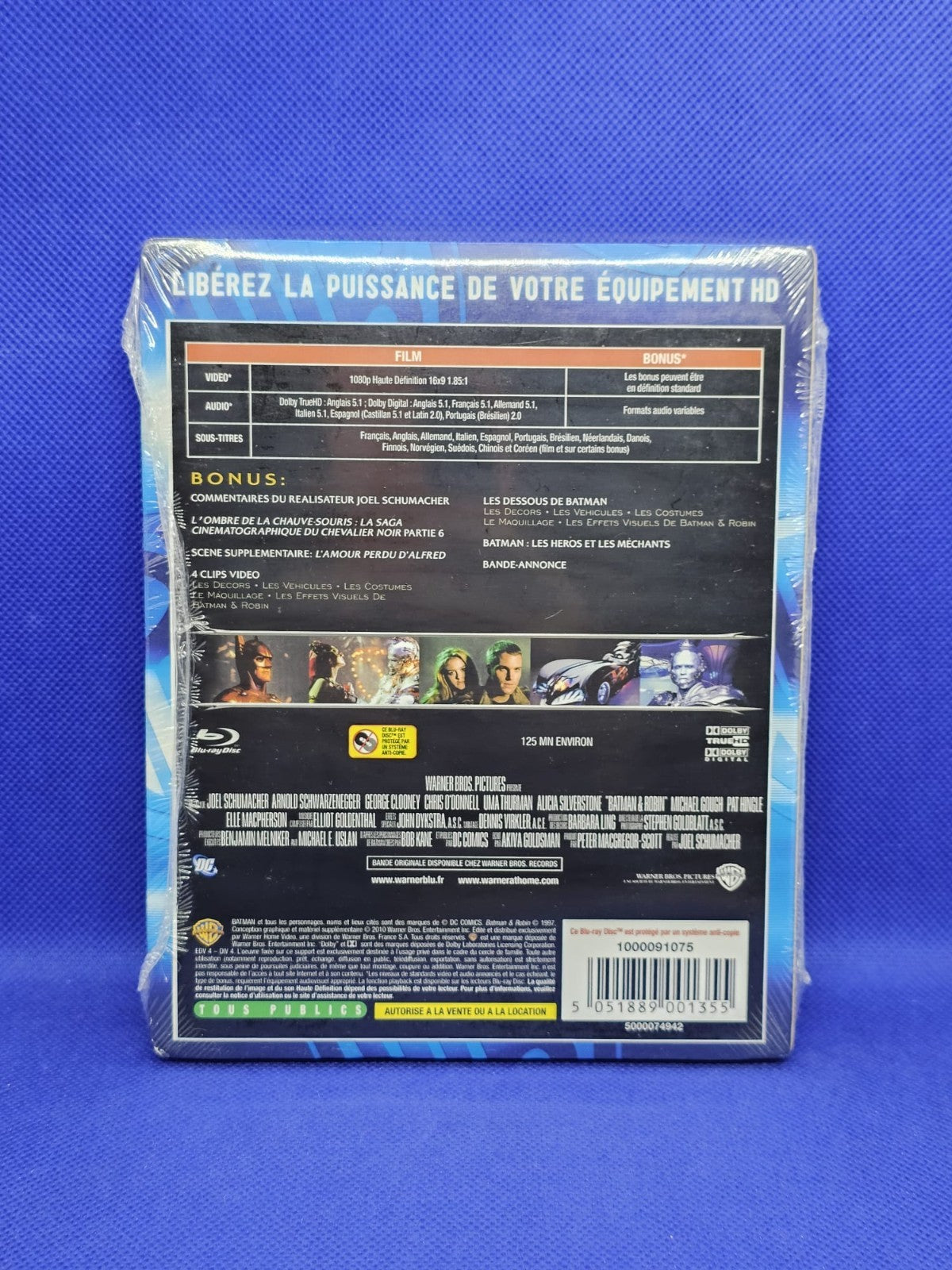 Batman & Robin Blu-ray Warner Blu-Line George Clooney Schwarzenegger DC 2009 neu2