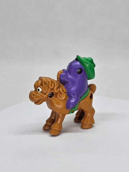 Grimace Cowboy à Cheval, McDonald's Happy Meal, 1995, 8 cm