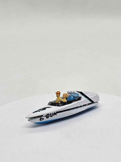 Micro Machines Speed Boat avec pilotes, Watercraft, Galoob, 1991