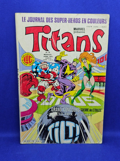 Titans N°78 Juillet 1985 Marvel Lug Comics BD0