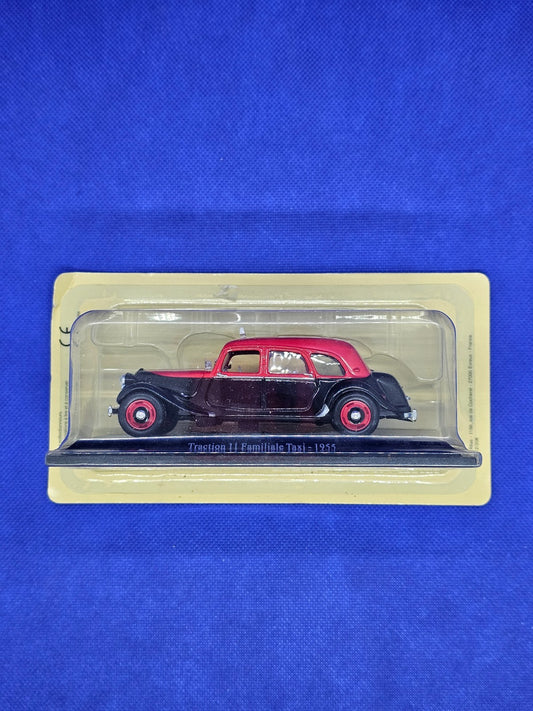 Citroën Traction 11 Familiale Taxi 1955 Atlas 143 Miniature Voiture Collection0