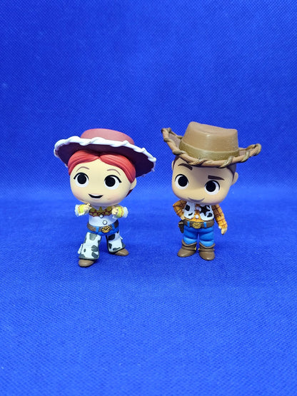 Woody et Jessie Toy Story 4 Funko Mystery Minis Disney Pixar 2019 8 cm0