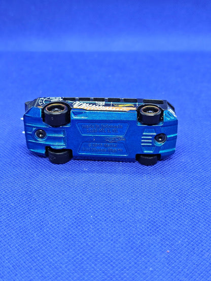 Hot Wheels High Engineering School Bus 2013 Noir Bleu 7,5cm Loose2