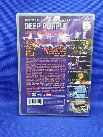 Deep Purple Live in Concert 72 73 DVD Archive Collection EMI 20051
