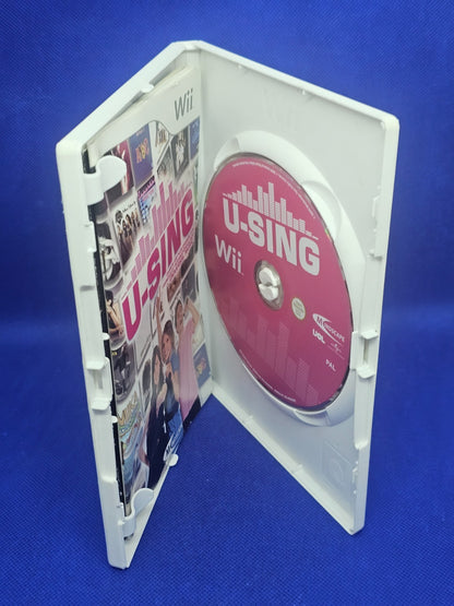 U-Sing Wii Nintendo PAL FR Mindscape 2009 Complet Sans Micro2